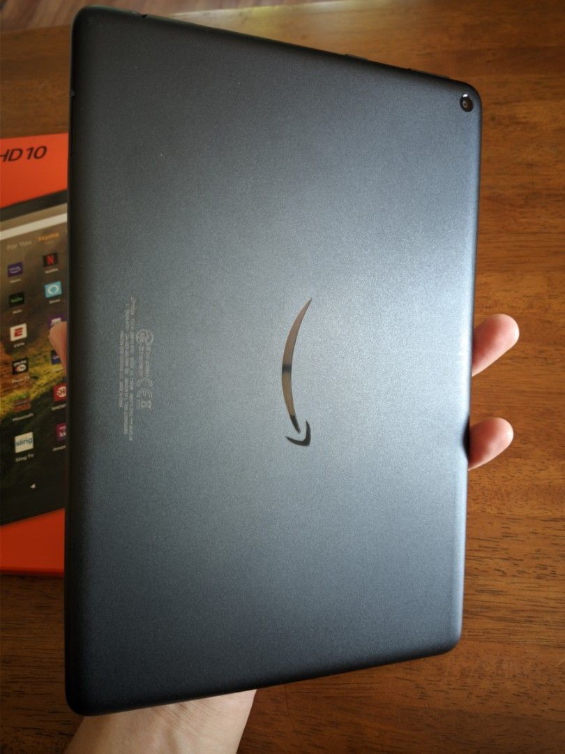 Amazon Fire HD 10 11th Gen Tab (Category: Android) located in Bulacan. Submitted by jcswish (Listing ID 1434413077, Image 3). Description: FOR SALE ONLY, NO SWAP Amazon Fire HD 10 11th Gen (32gb) Price is 4,399 pesos - Comes with box and original charger Unit is in very good condition, just minimal signs of use. - - - Pwedeng pwede sa maarte - I mostly used this for Youtube and some light browsing - Battery is still good - No dead pixels, no touc