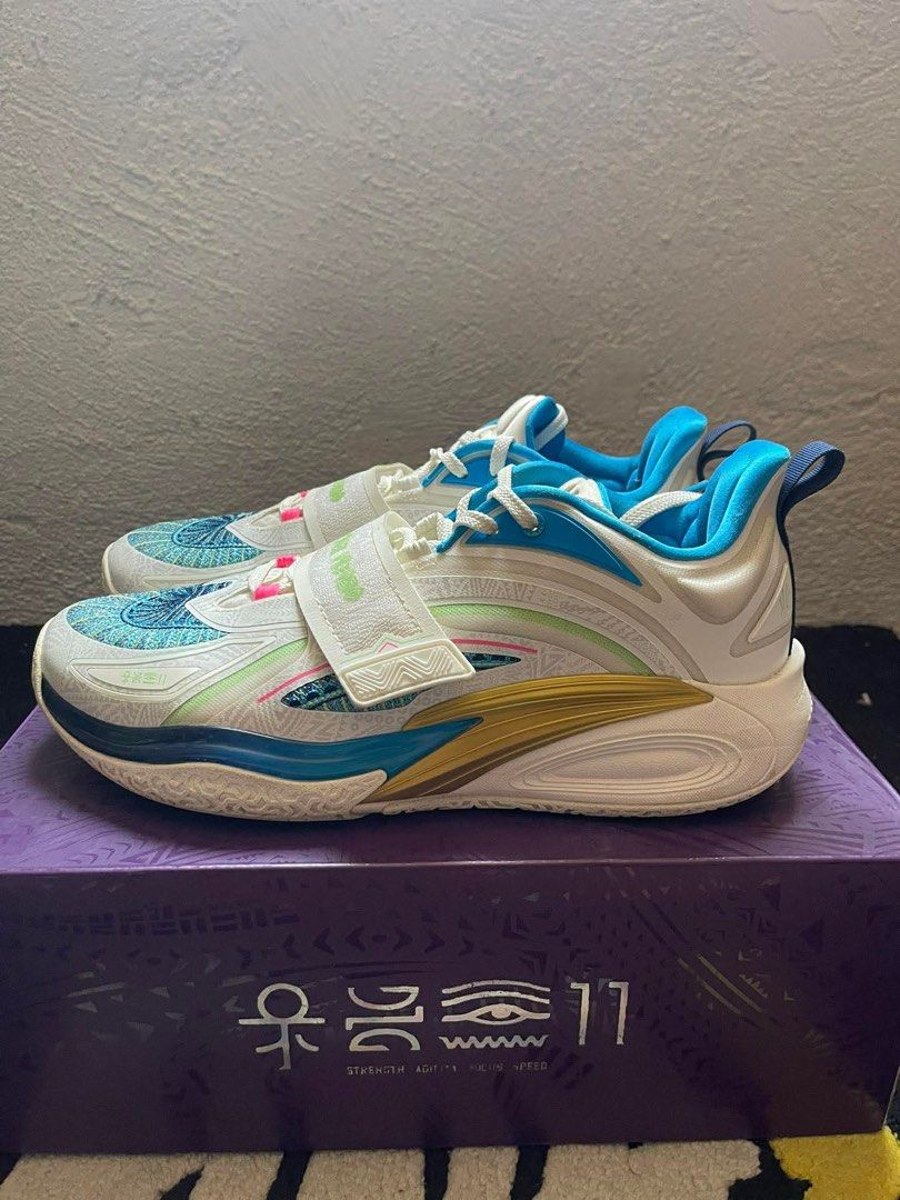 Anta Kai 1 Playoffs (Category: Sneakers) located in Makati City. Submitted by threadsfordays (Listing ID 1434583677, Image 1). Description: Authentic Used in great condition Sz 13 mens ₱3000 Mandaluyong area.