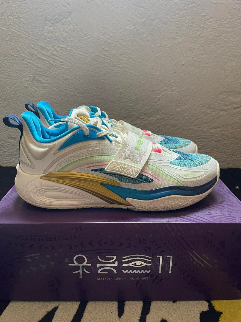 Anta Kai 1 Playoffs (Category: Sneakers) located in Makati City. Submitted by threadsfordays (Listing ID 1434583677, Image 2). Description: Authentic Used in great condition Sz 13 mens ₱3000 Mandaluyong area.