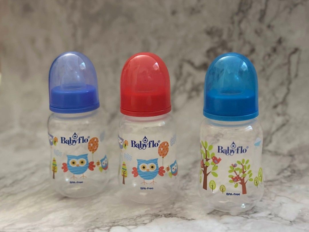 Babyflo Baby Bottles (Category: Breastfeeding & Bottle Feeding) located in Quezon City. Submitted by andi7810 (Listing ID 1434427592, Image 1). Description: Babyflo Baby Bottles (set of 3) 4oz / 125ml Condition: Like new; one (1) bottle used once only RFS: Hindi hiyang si baby.