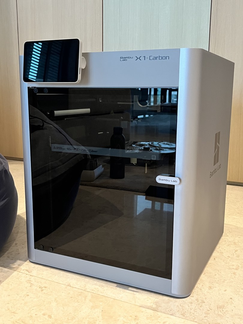 Bambu Lab X1-Carbon 3D Printer with AMS + free spare parts and upgrades ...