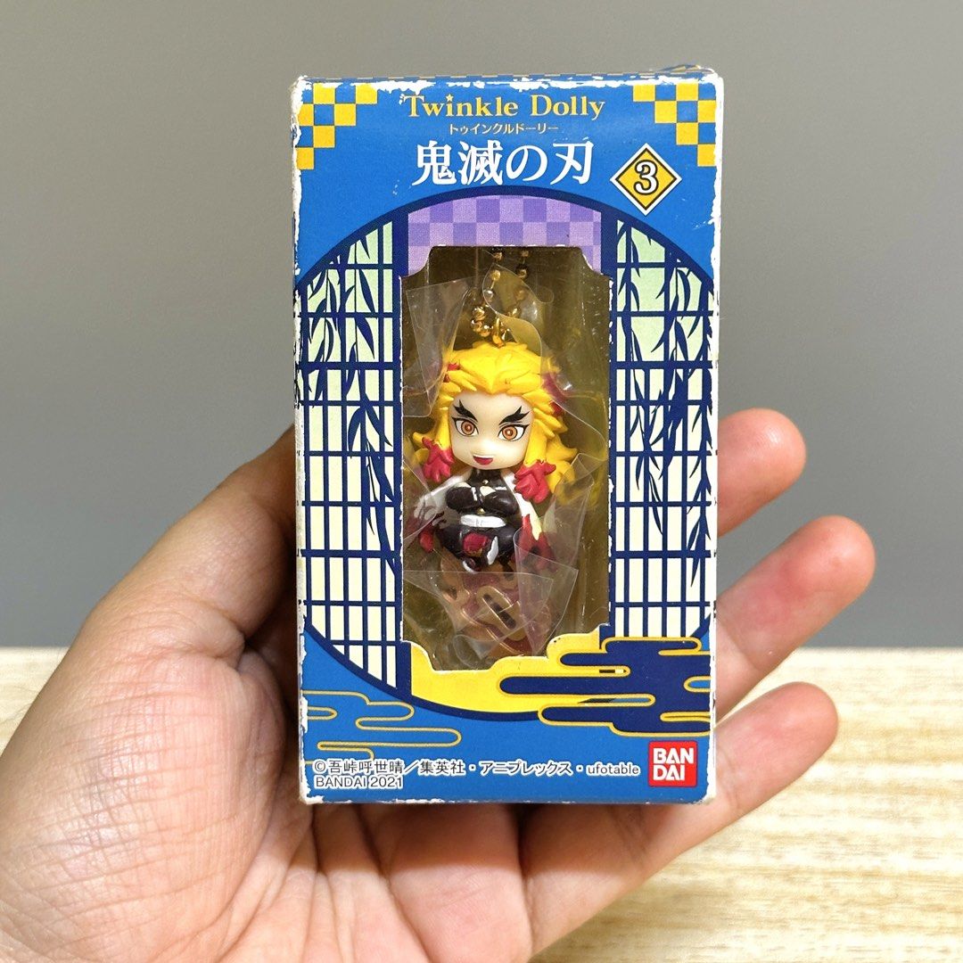 Bandai Demon Slayer: Kimetsu no Yaiba Rengoku Twinkle Dolly Figure Charm - Php 250 (Category: Designer & Blind Box Toys) located in Davao. Submitted by pandorastoybox (Listing ID 1434401062, Image 3). Description: Bandai Demon Slayer: Kimetsu no Yaiba Rengoku Twinkle Dolly Figure Charm - Php 250.