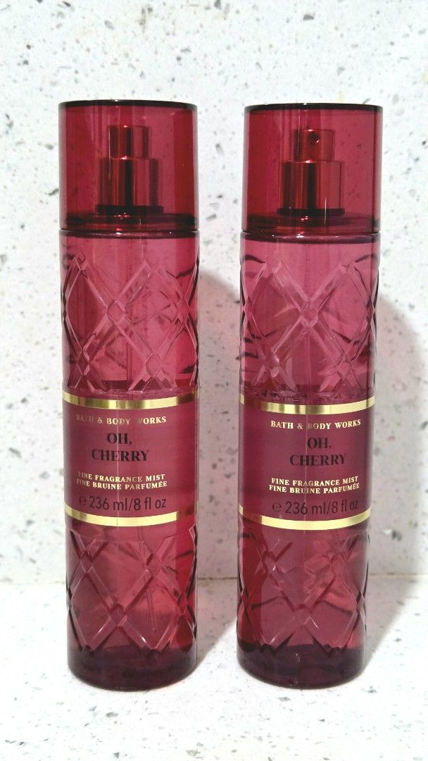 Bath & Body Works Fine Fragrance Mist (Category: Fragrance & Deodorants) located in San Juan City. Submitted by mjdeclutters (Listing ID 1434536458, Image 3). Description: Pearberry Pretty as a Peach Viva Vanilla Watermelon Mojito Sun Shine Mimosa, and Oh Cherry. Each bottle contains 236 ml / 8 fl oz. l PHP 570 each discount if getting more than 1.