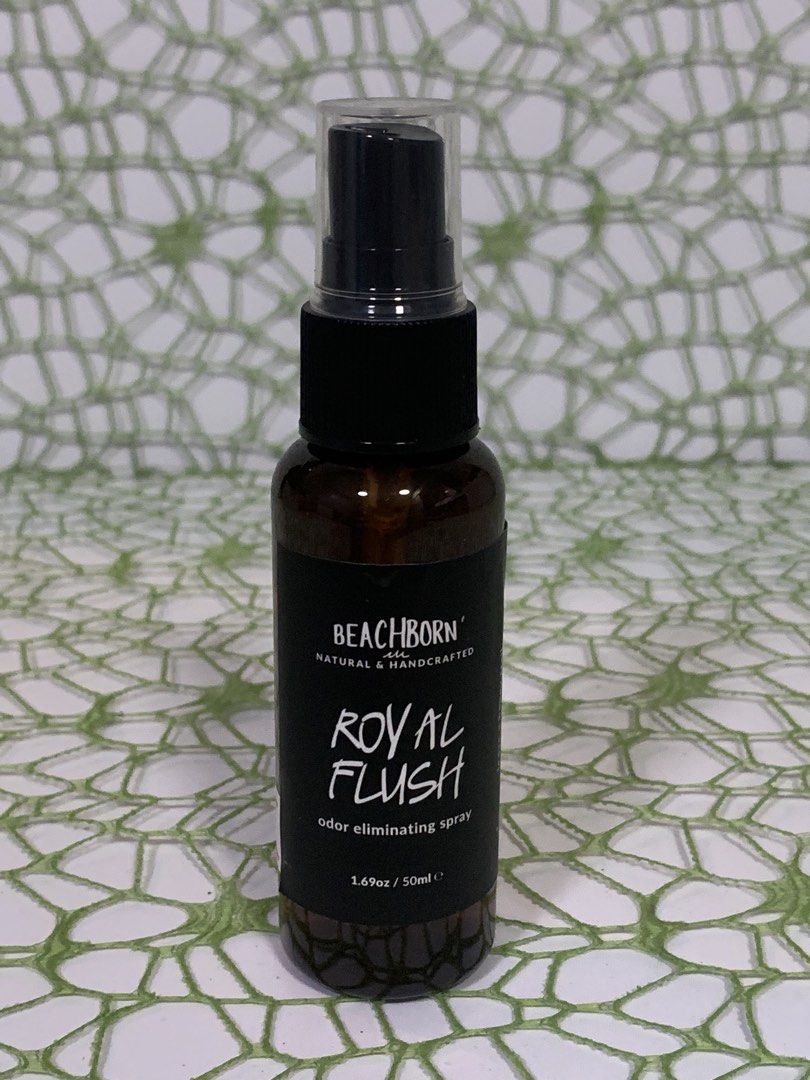 Beachborn Royal Flush Odor Eliminating Spray (Category: Fragrance & Deodorants) located in Makati City. Submitted by newandlovedco. (Listing ID 1434583499, Image 1). Description: Beachborn Royal Flush odor eliminating spray. It is natural and handcrafted. To use, shake well and spray 3-5 times on toilet bowl water. Spray again into the air and water for mega loads. It may also be used as a sanitizer. Contains sugarcane extract, distilled water, a