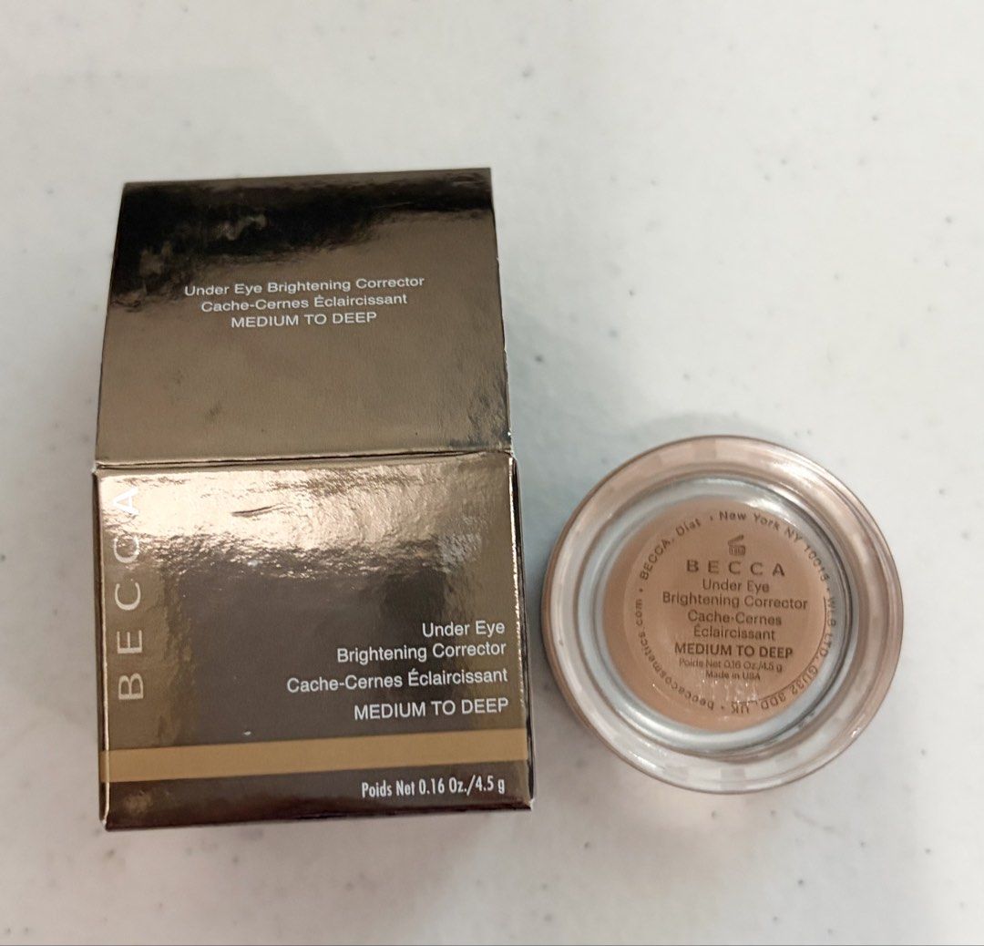 BECCA SMASHBOX UNDER EYECREAM BRIGHTENING CORRECTOR (Category: Face Care) located in San Juan City. Submitted by cashfrancefashioncosmetics_ph (Listing ID 1434432291, Image 2). Description: Each BECCA SMASHBOX UNDER EYECREAM BRIGHTENING CORRECTOR Size 4.5each Shade Fair/Light meduim to Deep Original.