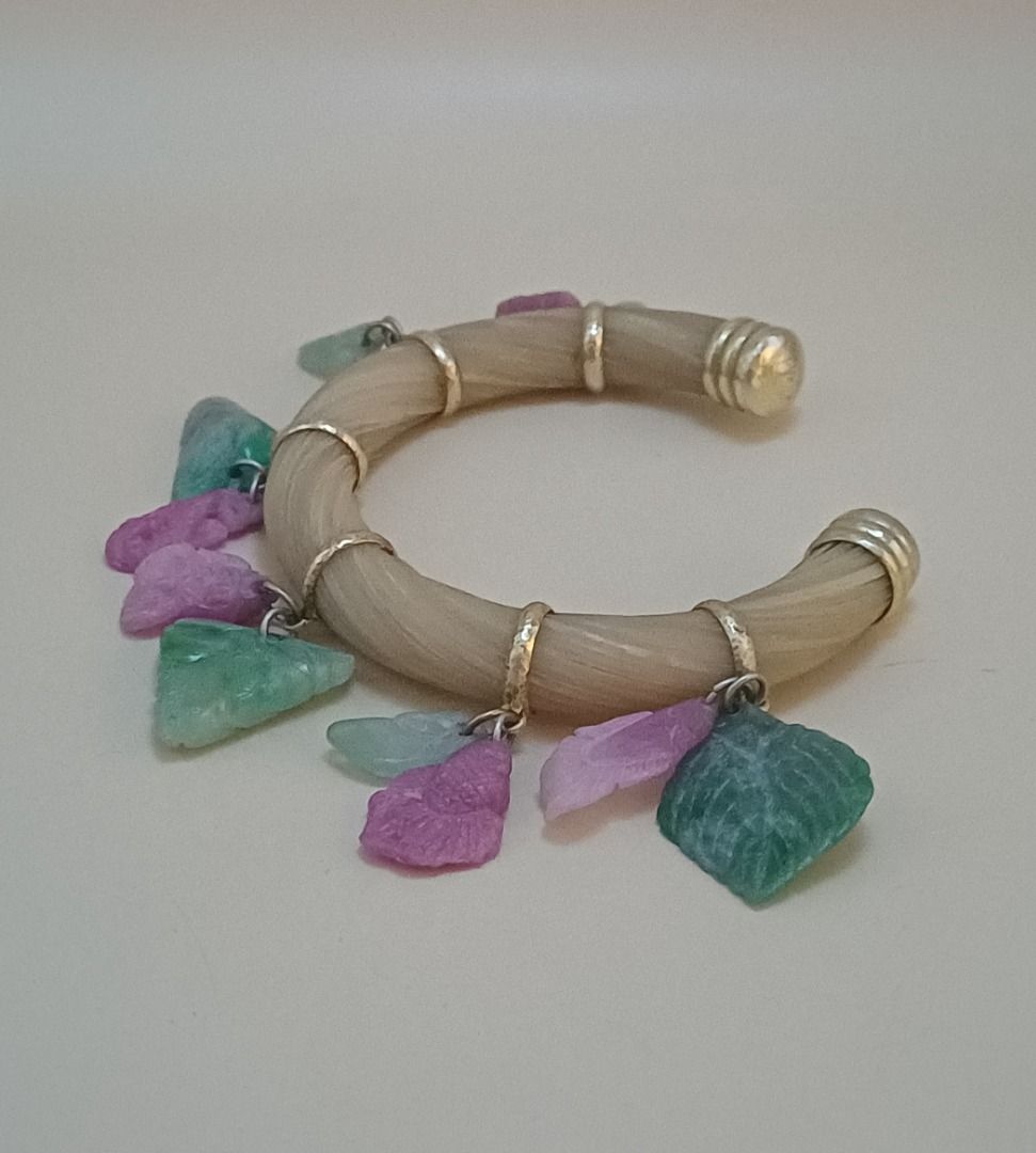 Bracelet 586 (Category: Bracelets) located in Cebu City. Submitted by tea_pr (Listing ID 1434404900, Image 2). Description: 1 pc. available Circumference: 20 cm (approx.) RFS: Decluttering Delivery/shipping fee to be shouldered by buyer. Modes of payment: Gcash, PayPal, or online bank transfer.