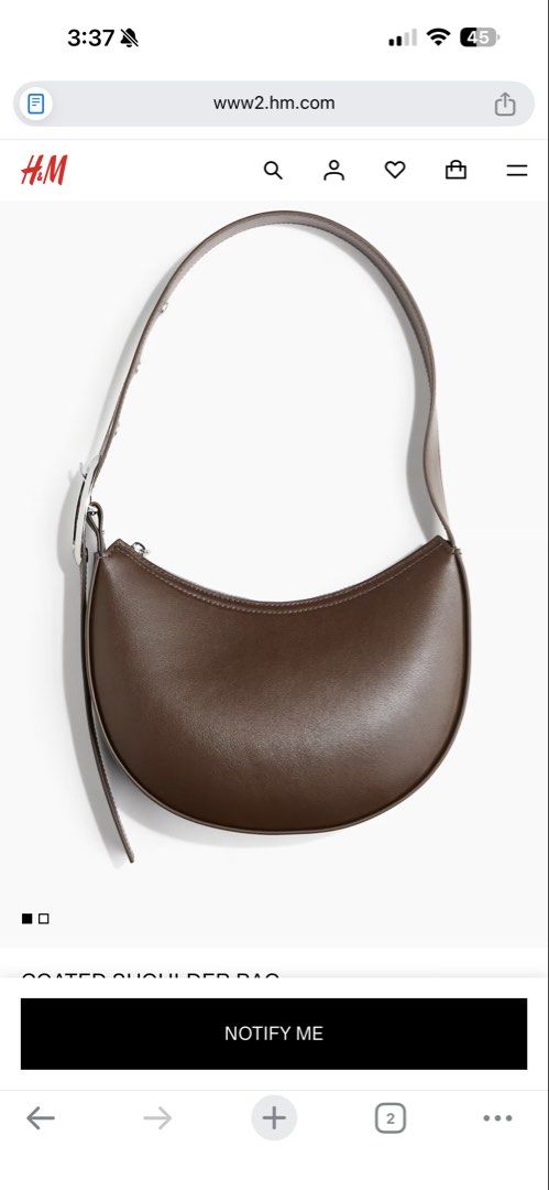 Brandnew H&M Shoulder Bag (Category: Luxury Bags & Wallets) located in Cainta. Submitted by affordableprelovedstuff (Listing ID 1434462459, Image 1). Description: Last price posted .