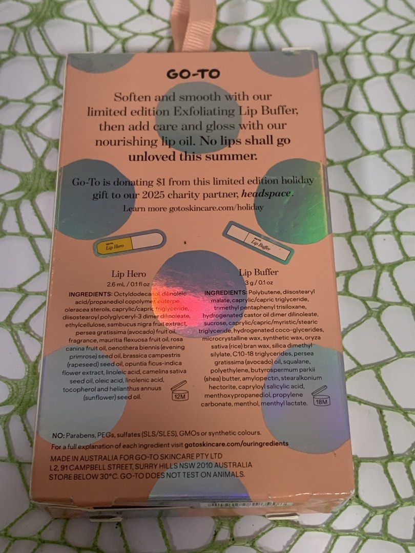 Buffer Balm from the Go-To Lip Reset Set (Category: Makeup) located in Makati City. Submitted by newandlovedco. (Listing ID 1434578146, Image 2). Description: - Lip Buffet from the Go-To Lip Reset Set - Lip Buffer is an exfoliating lip buffer - Designed to soften and smooth lips - From the limited edition holiday gift.