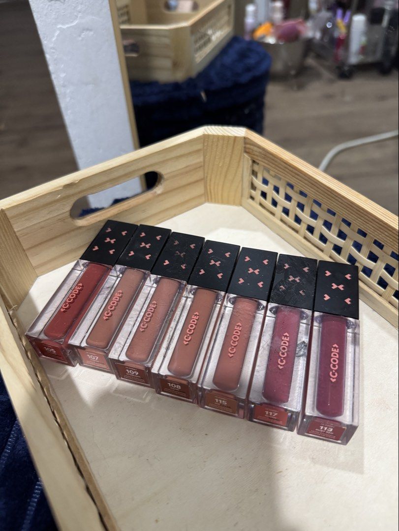 c code lip matte (Category: Makeup) located in Kuala Lumpur. Submitted by dolittlepreloved (Listing ID 1434549528, Image 2). Description: rm8 each.