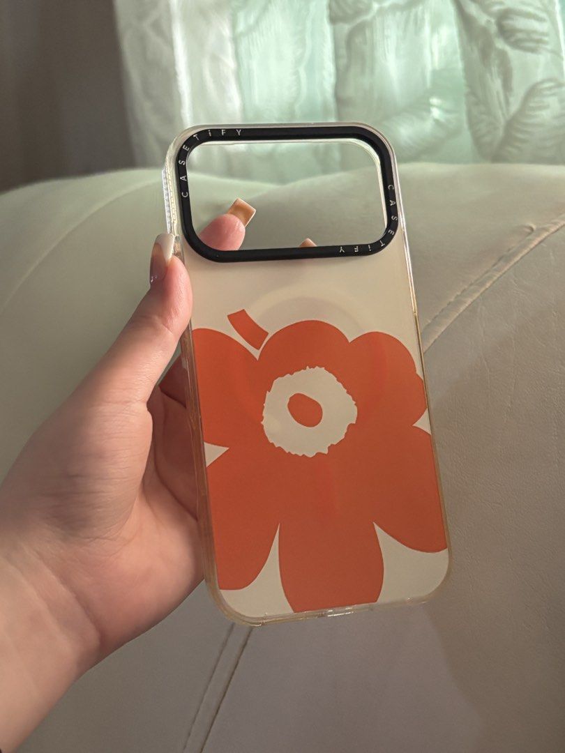 Casetify| Iphone 17 Pro Max Magsafe Case (Category: Cases & Sleeves) located in Las Pinas. Submitted by mcm_shop (Listing ID 1434509989, Image 1). Description: LAST PRICE ALREADYY used thrice - felt yung print - debossed letters “casetify” obviously not an Og, 3k+ og and this one is js like the original— Can vouch for it. RFS: Not using it anymore & i got too much case got it for PHP850 read bio for more info.