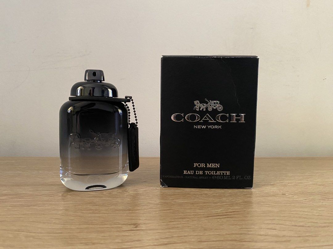 Coach for Men EDT 60ml (Category: Fragrance & Deodorants) located in General Trias. Submitted by cheymd (Listing ID 1434434898, Image 1). Description: Coach for Men Eau de Toilette 55/60ml Original J&T/Lalamove.