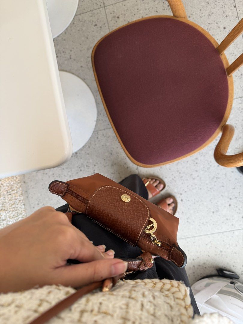 Cognac Longchamp Le Pliage Mini Xs (Category: Luxury Bags & Wallets) located in Caloocan City. Submitted by girl_finds2 (Listing ID 1434549152, Image 2). Description: .