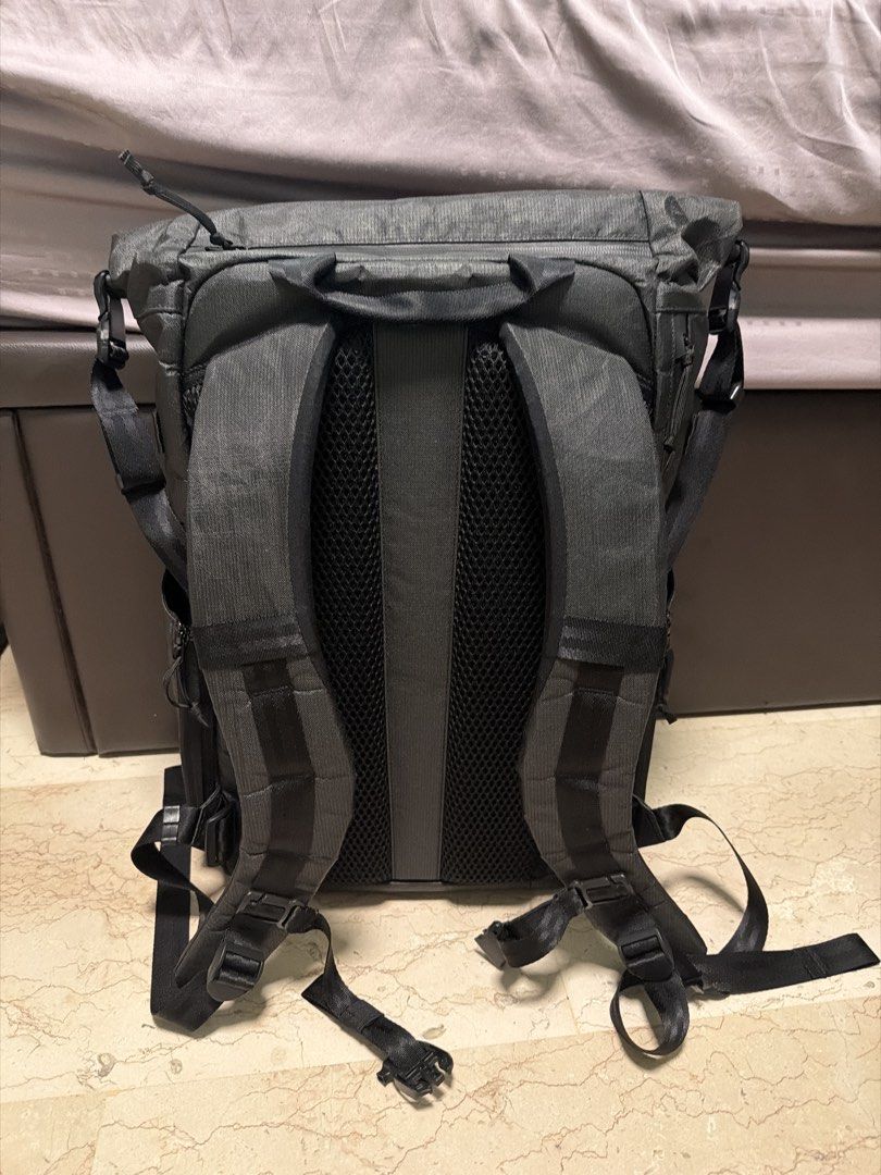 CTactical CTR backpack (Category: Backpacks) located in Singapore. Submitted by mrbeangadgets (Listing ID 1434486032, Image 9). Description: - Stylish black backpack - Roll-top closure - Front pocket with drawstring - Padded back panel for comfort - Adjustable shoulder straps CTactical CTR Ultra 400TX with Red interior.