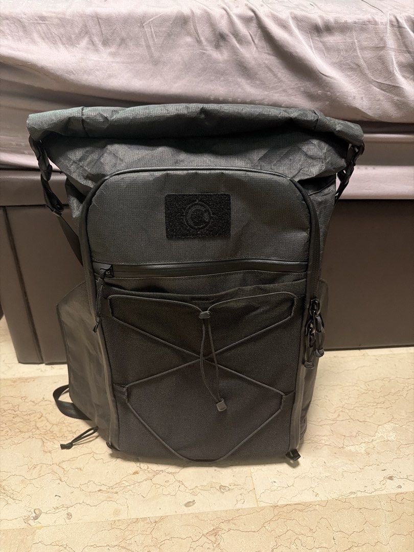 CTactical CTR backpack (Category: Backpacks) located in Singapore. Submitted by mrbeangadgets (Listing ID 1434486032, Image 8). Description: - Stylish black backpack - Roll-top closure - Front pocket with drawstring - Padded back panel for comfort - Adjustable shoulder straps CTactical CTR Ultra 400TX with Red interior.
