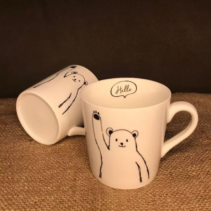 Cute Bear Ceramic Mug (sold per piece) (Category: Coffee & Tea Tableware) located in Bulacan. Submitted by ceramicscubby (Listing ID 1434576862, Image 1). Description: 🥢 Size: 3.1 D x 3.25 H in. 2 pieces available ❗️CLOSING DOWN SALE, ALL PRICES ARE MARKED DOWN. WE WILL NOT BE ACCEPTING OFFERS LOWER THAN OUR ASKING PRICE. ❗️ - Adorable ceramic mug with a cute bear design. - Features "" on one side and " my old friends" on the other. - Ideal for 