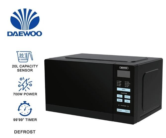 Daewoo 20L Automatic Microwave Oven (Category: Ovens & Toasters) located in Caloocan City. Submitted by charlie232a66 (Listing ID 1434465057, Image 1). Description: BRAND NEW, pictures are for references only. All items are sealed and has not yet been opened. SRP: 6,000 Model No: DMO-20LEW - 20L Capacity: This is a good size for reheating leftovers, cooking frozen meals, or preparing single-serve dishes. - Automatic Cooking Programs: Simplify coo