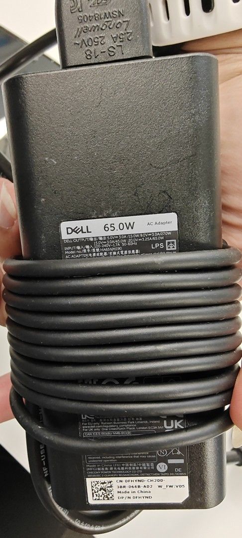 Dell 65W Laptop Charger Type C439437124405841921