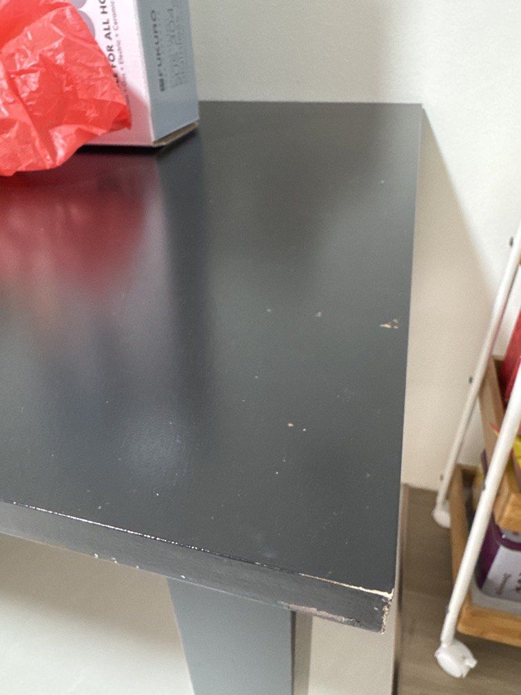 Dining Table Set (Category: Tables & Sets) located in Singapore. Submitted by brendagan63413 (Listing ID 1429635005, Image 2). Description: Dining table - L110cm x W70cm x H74cm 4 chairs Black wooden .