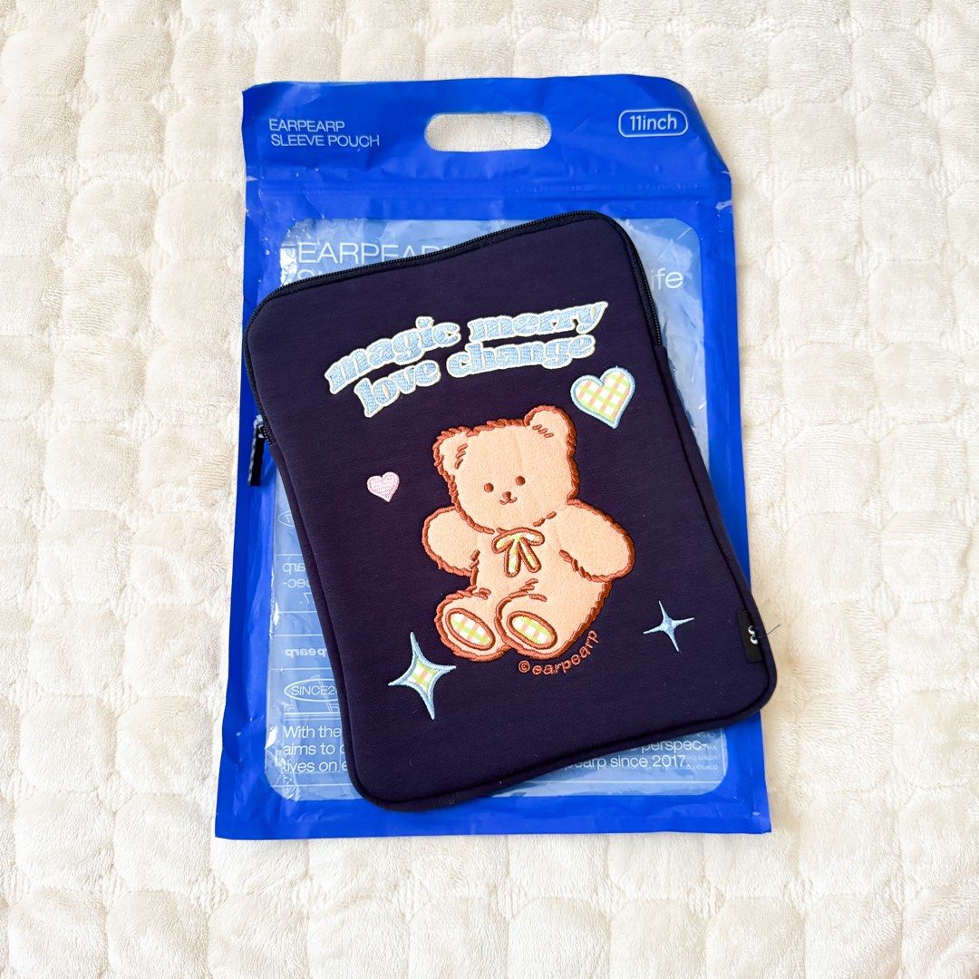 Earpearp Tablet / iPad Sleeve Pouch (11 inch) (Category: Cases & Sleeves) located in Antipolo. Submitted by rosywardrobe (Listing ID 1434442634, Image 1). Description: 🎀 MAKE READING A HABIT 🎀 • No order form, no reservation! • Strictly 1 day reservation • Payment first before order processing • No return, No exchange • Don’t make an offer if you’re not 100% sure • No shipping every weekends — PAYMENT CHANNELS — • GCash • Gotyme • Maya • BDO • 