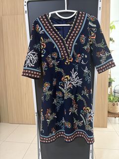 chinese dress ladies Tiered Maxi Xs / Candy Thumbprint Floral main image 1