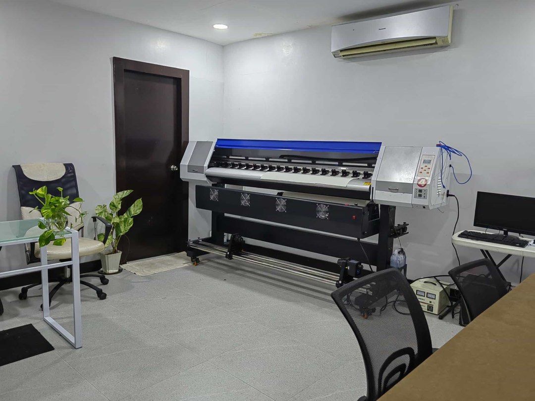 For sale: TecJet Large Format Sublimation Printer (1.8m) dx11 (Category: Printers, Scanners & Copiers) located in Manila. Submitted by jellycatzi112 (Listing ID 1434589580, Image 3). Description: negotiable - orig price 600k slighty use TURN YOUR PRINTING BUSINESS INTO A PROFIT MACHINE Perfect for: ✔️ Sportswear & uniforms ✔️ Custom apparel brands ✔️ Resellers & printing businesses ✔️ Fabric and textile production This machine is ready for produc