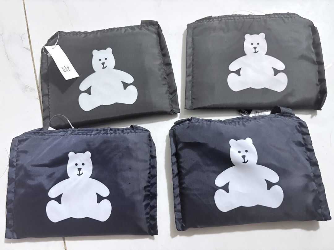 GAP (Category: Tote Bags) located in Singapore. Submitted by mysweetsecret (Listing ID 1434574681, Image 3). Description: GAP reusable bag Size: 43x42.5cm 2 colours available: blue and black Price inclusive of normal SingPost postage to local address only. .