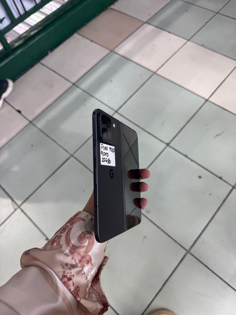 Google Pixel 9 Pro Fold 256gb US Variant FU 97% makinis (Category: Google Pixel) located in San Juan City. Submitted by javedsgadgetshop (Listing ID 1434552224, Image 3). Description: INSTALLMENT OPTIONS : SPAY LATER / GGIVES / CREDIT CARD! WE BUY AND SELL SO PWEDE MAGBINTA OR SWAP ! Quick Specs : 💵 Google Pixel 9 Pro Fold •256gb •US Variant •Good batt health •Factory Unlock •98% Smoothness •No hidden issue | No Repaired •100% Authentic | Not Re