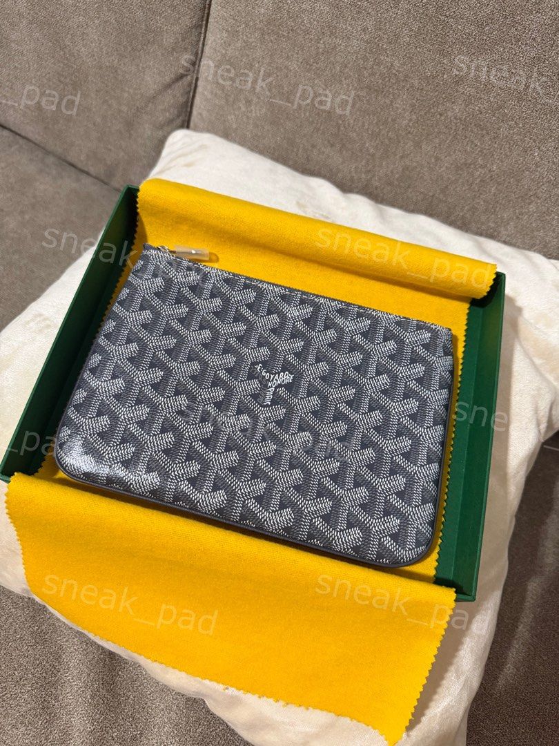Goyard Senat PM Pouch - Grey (Category: Luxury Bags & Wallets) located in Antipolo. Submitted by sneak_pad (Listing ID 1434593769, Image 3). Description: ✨BRAND NEW Goyard Sénat PM Pouch - Grey Inclusions: Box & Paper Bag ✅ Good To Know: Can fit iPhone ProMax & passport. This is a small pouch for travel, airport, cosmetics, or personal item use. 📏 Dimensions: Length: 21 cm Height: 14.5 cm 🇰🇷 Store Bought at Goyard Seoul, South Korea April 2026