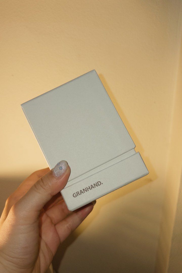 Granhand Soie Signature Perfume (Category: Fragrance & Deodorants) located in Pasig City. Submitted by usttiger (Listing ID 1434534987, Image 2). Description: Granhand Soie Signature perfume 🩵 Blind Buy in SoKor 🩵 98% full - haven’t really used it since! 🩵 With Box and fully packed - Silver cap and clear glass bottle - Rectangular bottle design - Comes in original packaging - White box with brand name.