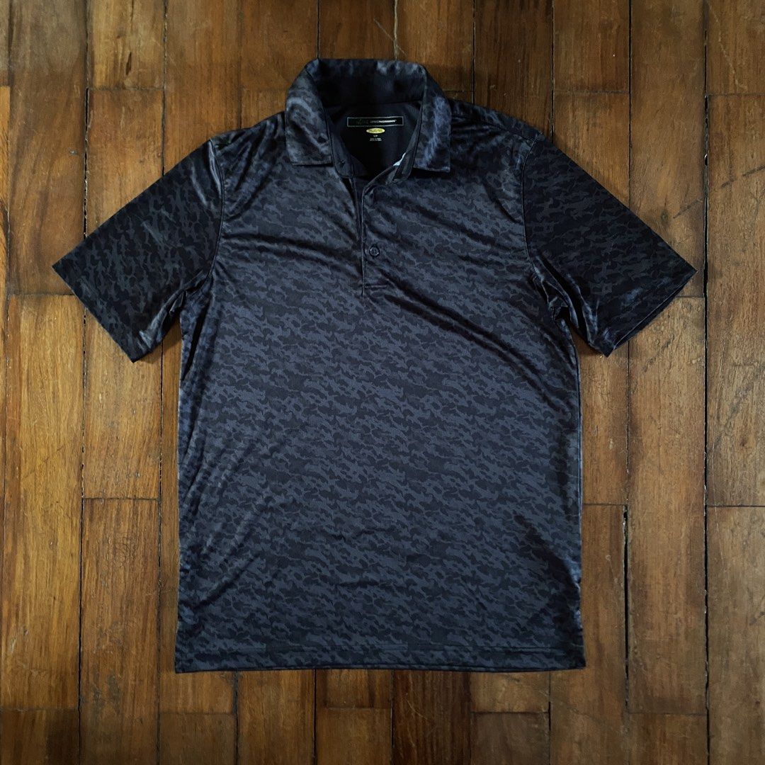 Greg Norman drifit polo shirt (Category: Tshirts & Polo Shirts ) located in Naga. Submitted by decluttertingz_ (Listing ID 1434446688, Image 1). Description: Greg Norman drifit polo shirt With shark aop Golf/bowling Size S 20x27.5” 10/10 condi No issues.