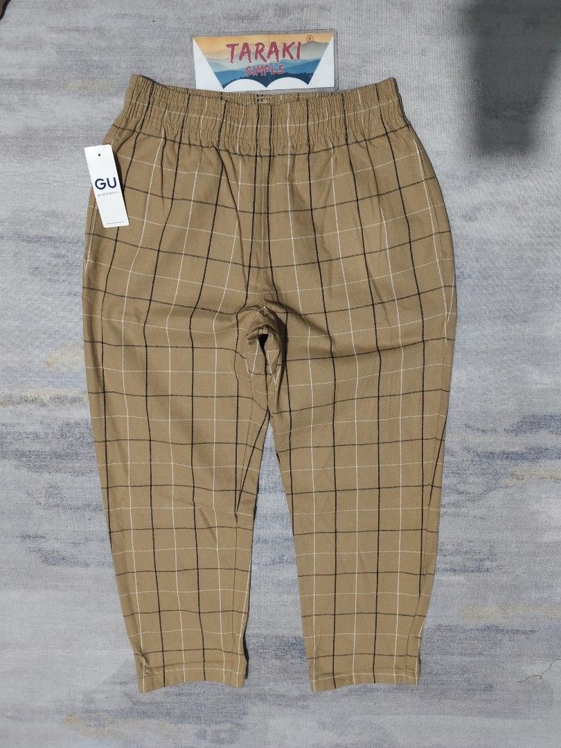 GU FLANNEL CHEF PANTS WIDOWPANE / WIDE TAPER (Category: Chinos) located in Baguio. Submitted by igorotak.111.taraki.com (Listing ID 1434429955, Image 1). Description: FS GU FLANNEL CHEF PANTS WIDOWPANE / WIDE TAPERED BRAND NEW NO ISSUES SOLID NITO ♥️ L-39.5 W-31 ON TAG STRETCH UP TO 36 CAN FIT 31-36 CAN DO WTH ADJUSTBLE TIE H-8 ASKING PRICE 1499 FREE SF.