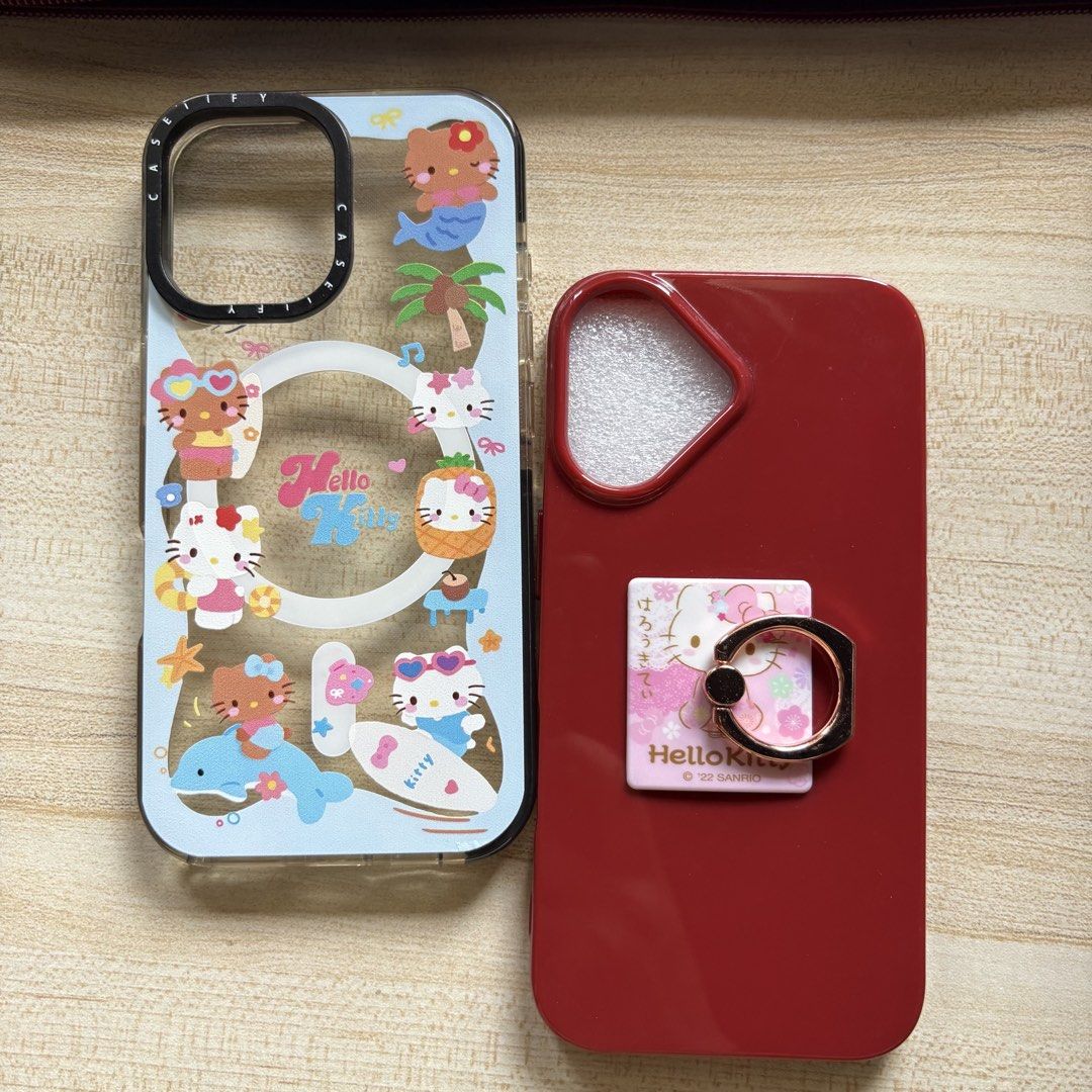 Hello Kitty iPhone 16 case (Category: Cases & Sleeves) located in Pasig City. Submitted by _mari (Listing ID 1434392512, Image 1). Description: - Take all - Like new I lab hello kitty!! Hahahaha.