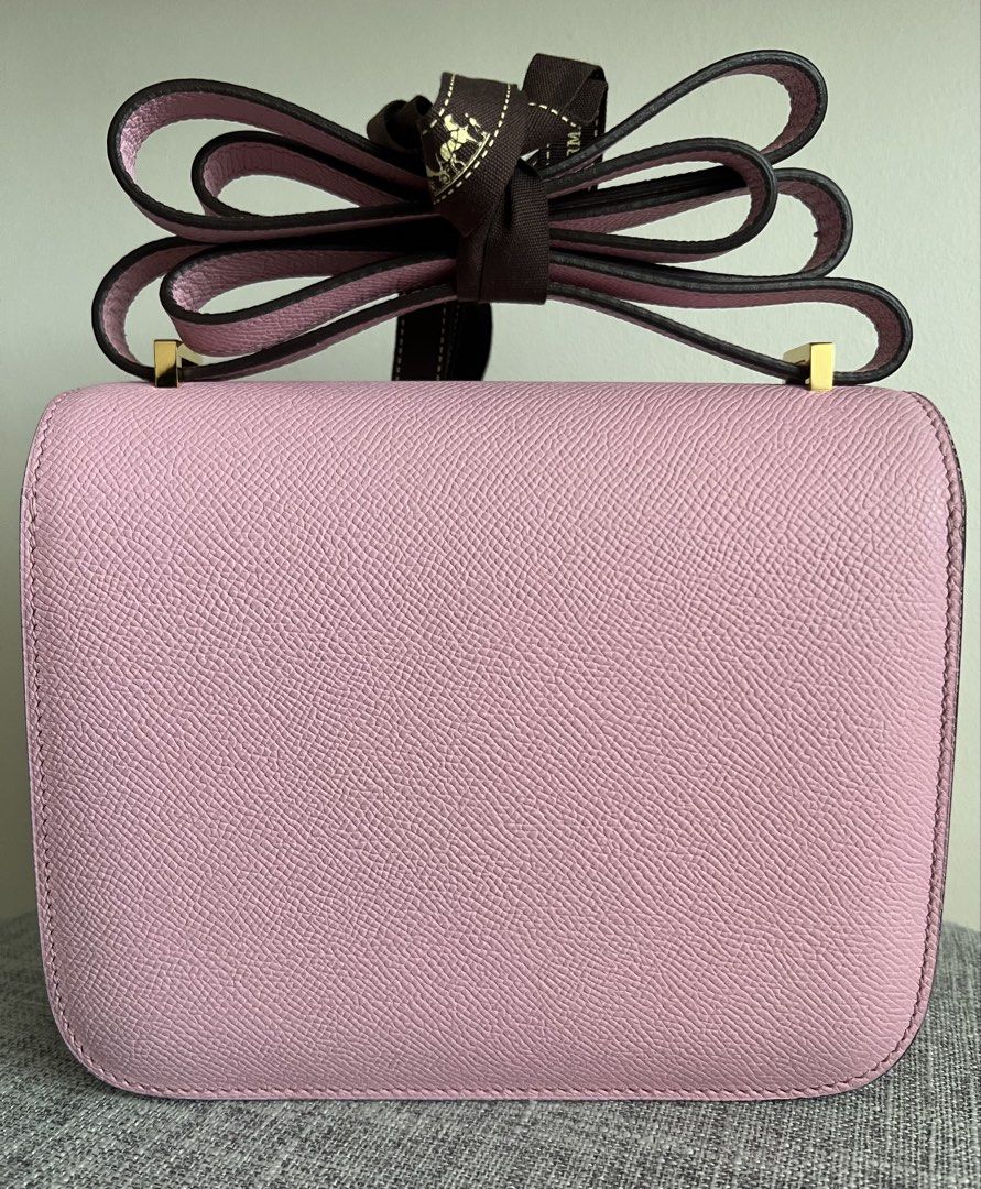 Hermès Mini Constance 18 (Category: Luxury Bags & Wallets) located in Pasig City. Submitted by declutterwithme11 (Listing ID 1434470260, Image 2). Description: - Used once. Still looks new. - Interior and exterior are clean. No visible scratch on hardwares. - Coded. - Condition: 9/10 - Includes box and dust bag Last price already from P5,000. 🙏🏻 I won’t accept return and refund, so please triple check the item before buying. DM me for more deta
