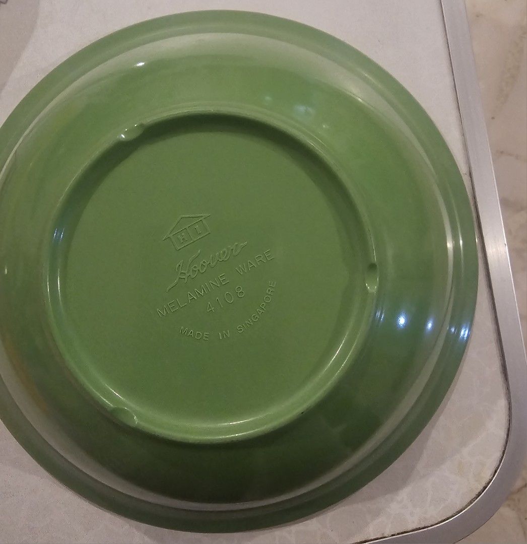 Hoover Melamine Ware Green Bowl466165993026375680