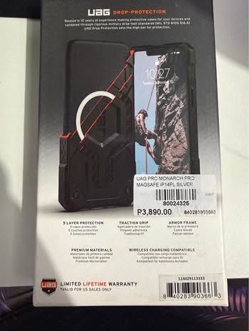 Iphone 14 plus cases (Category: Cases & Sleeves) located in Dasmarinas. Submitted by cholzkhie (Listing ID 1434601143, Image 3). Description: Selling preloved cases. Like new condition. Already upgraded phone so selling these branded cases. .