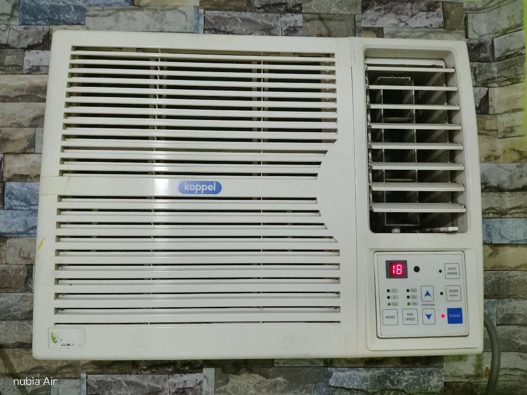 Koppel Window Type Air Conditioner (Category: Air Conditioning and Heating) located in Caloocan City. Submitted by theprelovedboutique (Listing ID 1434519308, Image 1). Description: - Koppel window type air conditioner - Includes remote control - Adjustable temperature settings - Fan speed control - Timer function - Displays current temperature - Modes: Cool, Dry, fan - White color -koppel 2hp Rfs: upgrading .