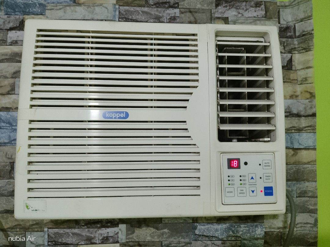 Koppel Window Type Air Conditioner (Category: Air Conditioning and Heating) located in Caloocan City. Submitted by theprelovedboutique (Listing ID 1434519308, Image 2). Description: - Koppel window type air conditioner - Includes remote control - Adjustable temperature settings - Fan speed control - Timer function - Displays current temperature - Modes: Cool, Dry, fan - White color -koppel 2hp Rfs: upgrading .