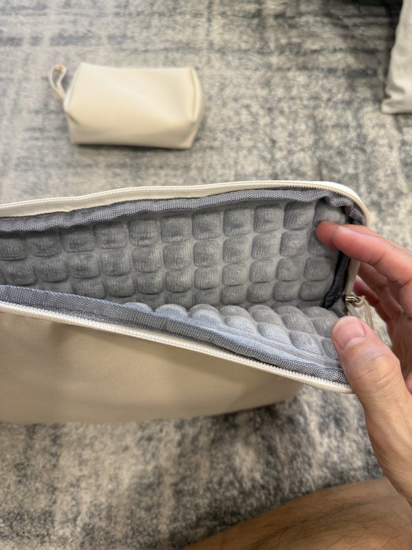 Laptop Sleeve with Pouch - Beige465764577863936004