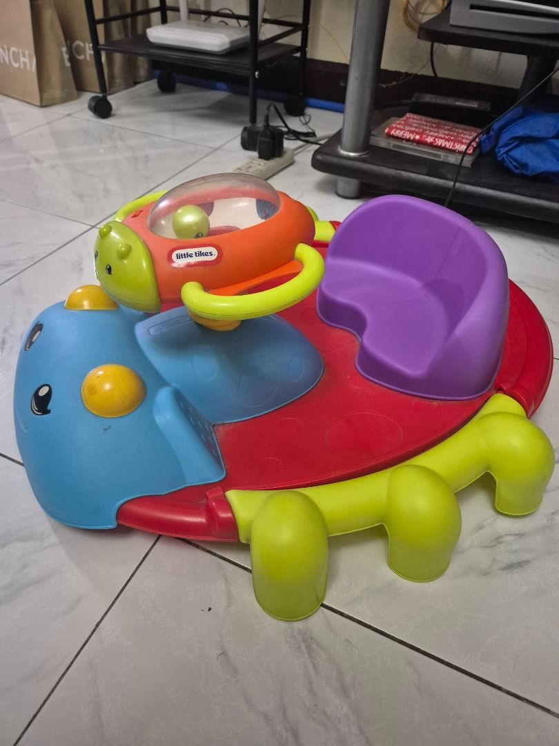 Little Tikes Turtle Activity Center (Category: Infant Playtime) located in Manila. Submitted by juan31 (Listing ID 1434398094, Image 3). Description: - Little Tikes Turtle Activity Center - Ride Spinner for babies - RFS: Decluttering - Free delivery around Pandacan, Paco, Taft, Makati.