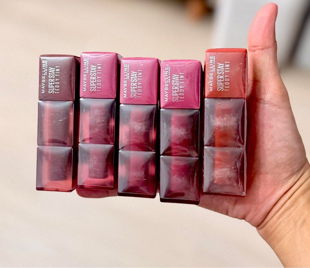 maybelline superstay teddy tint (Category: Baby Monitors) located in Muntinlupa City. Submitted by chevyxcs (Listing ID 1434538376, Image 1). Description: Shades: Velvet choker buffed out faux freckle keep it cozy latte to go tomato girl endgame mascara tear (not avail.) kneehigh skinny dip.