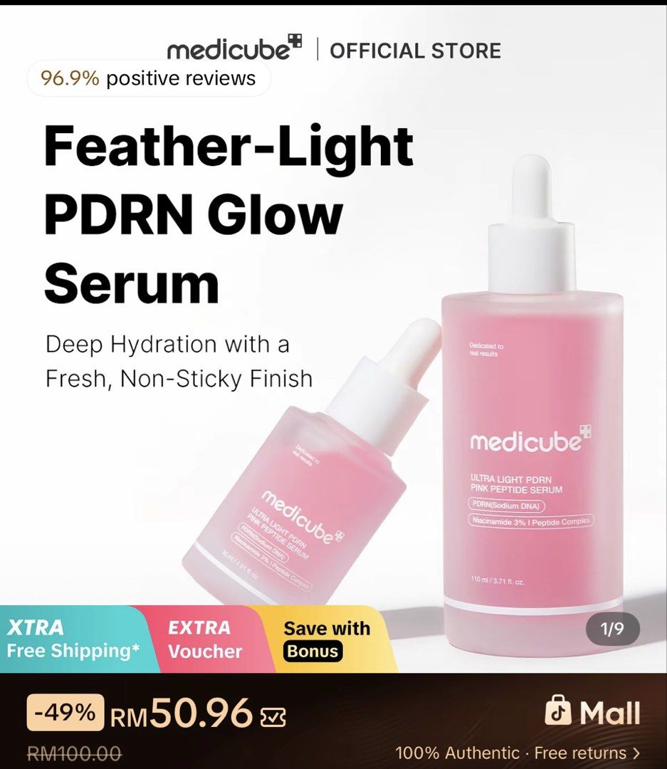 MEDICUBE PDRN Hydrating Gel to Foam Cleanser (200ml) | K-Beauty Gentle Anti-Aging Face Wash w/ PDRN Complex | Soothing Amino Acid Cleanser for Sensitive, Dry & Post-Procedure Skin