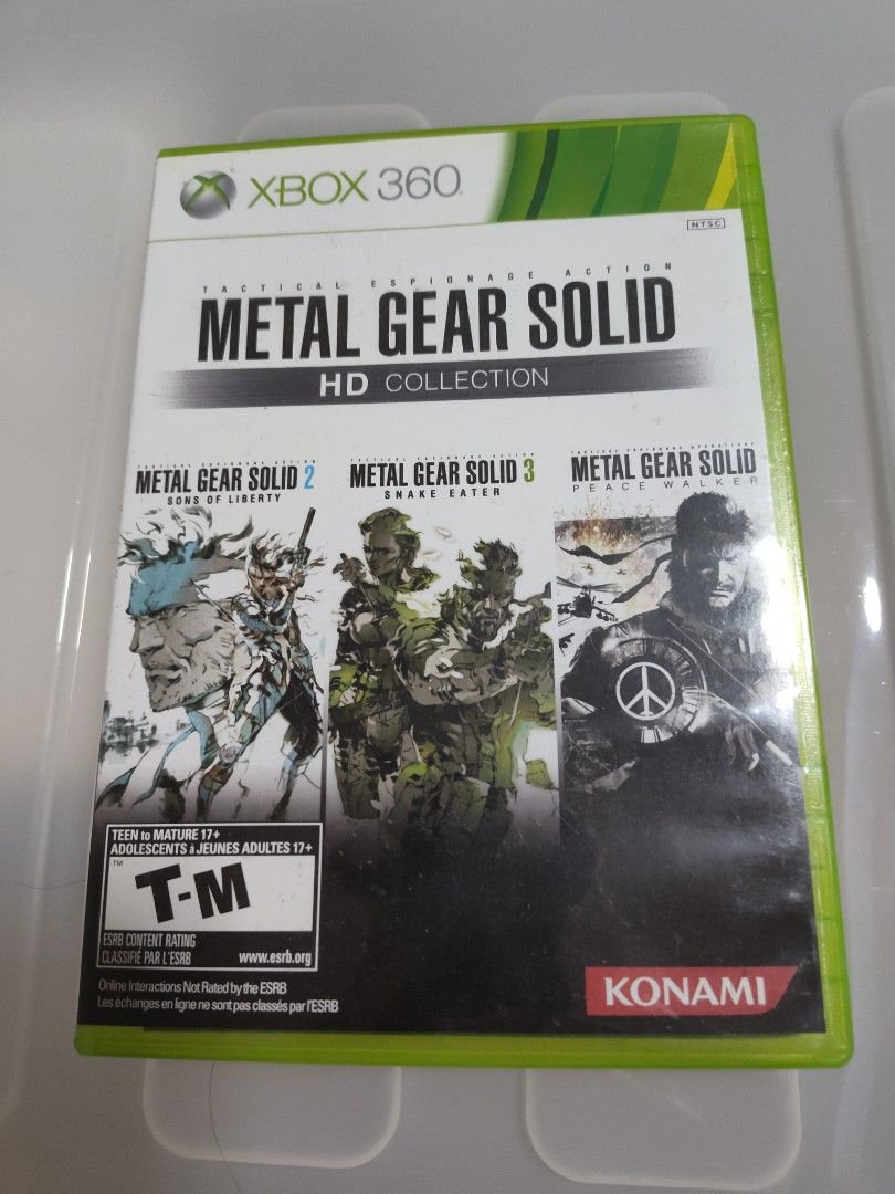 Metal Gear Solid HD Collection - Xbox 360 (NTSC) (Category: Xbox) located in Quezon City. Submitted by mgwharvey (Listing ID 1434394748, Image 1). Description: This is a backwards compatible game with Xbox One and Series that was delisted..