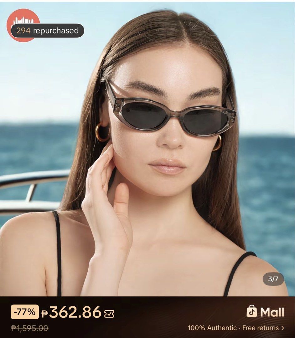 MetroSunnies Kendra Polarized Sunglasses (Category: Sunglasses & Eyewear) located in Manila. Submitted by sisterscloset.ph (Listing ID 1434537541, Image 2). Description: - MetroSunnies Kendra Sunglasses - Polarized lenses for reduced glare - 100% UV protection - Available in gray and black frames - Dark tinted lenses for style and function - Free return policy.