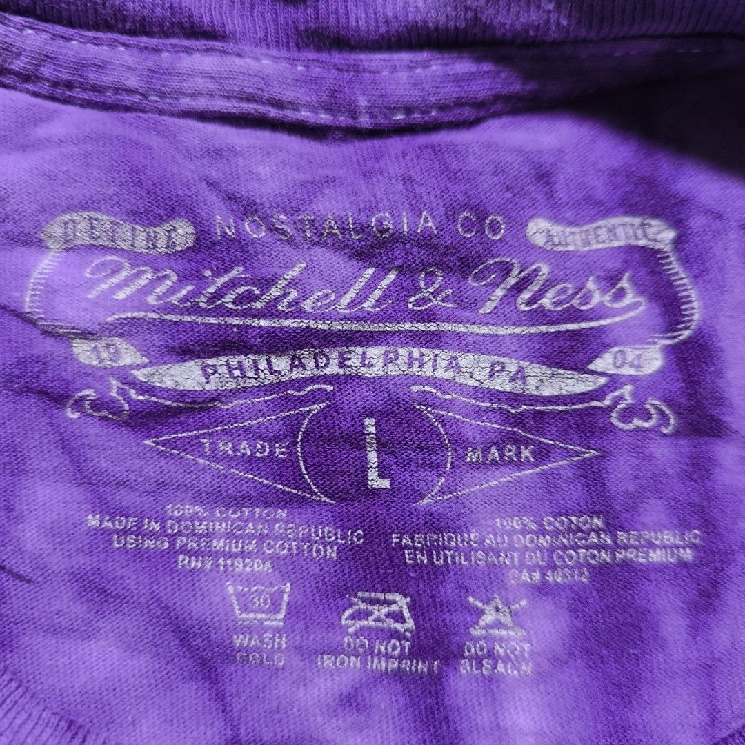 Mitchell and Ness Toronta Raptors Tiedye (Category: Tshirts & Polo Shirts ) located in Guimba. Submitted by naztystuff (Listing ID 1434439056, Image 3). Description: size Large good condition crackprint.