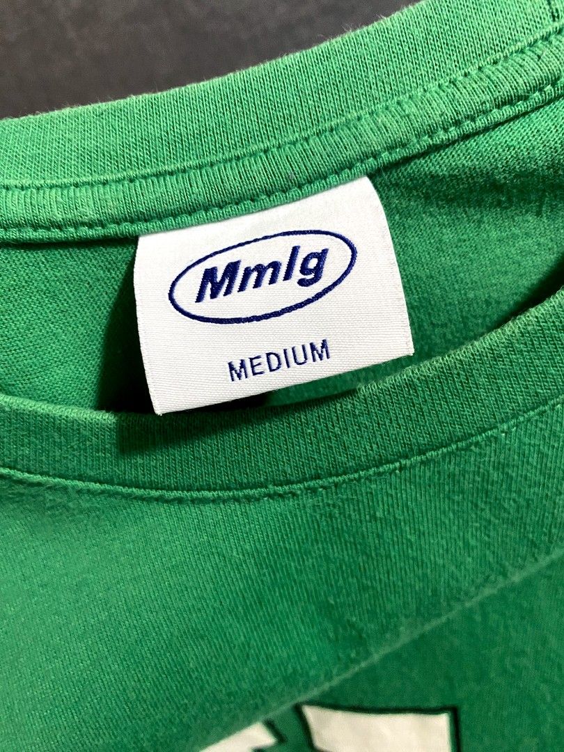 MMLG (Category: Tshirts & Polo Shirts ) located in Manila. Submitted by thriftopia.ph (Listing ID 1434398932, Image 3). Description: dimes : 23 by 28.5 colorrate : 9/10 condition : 9/10 issue : none.