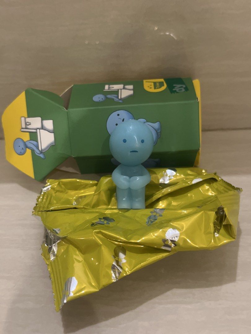 (NOT Smiski) Blue Glow in the dark person figure figurine hugging knees toilet series (Category: Designer & Blind Box Toys) located in Singapore. Submitted by the.fishy (Listing ID 1434576480, Image 1). Description: This is NOT Smiski but it does glow in the dark! (I got scammed, so hoping to hand it off to someone who doesn’t mind) 📍 Meet up at Clementi / Carousell delivery ✉️ .