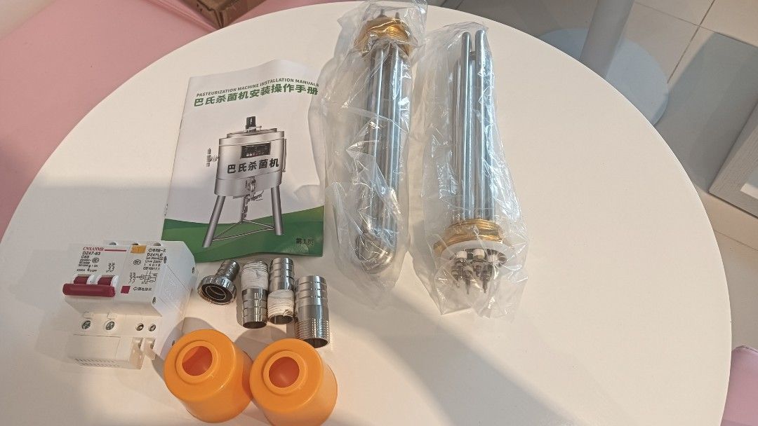 Pasteurization Machine's heating elements (Category: Medical Supplies & Tools) located in Singapore. Submitted by findgaya (Listing ID 1434409436, Image 3). Description: some of pasteurization machine's spare parts and heating elements please self collect thanks .