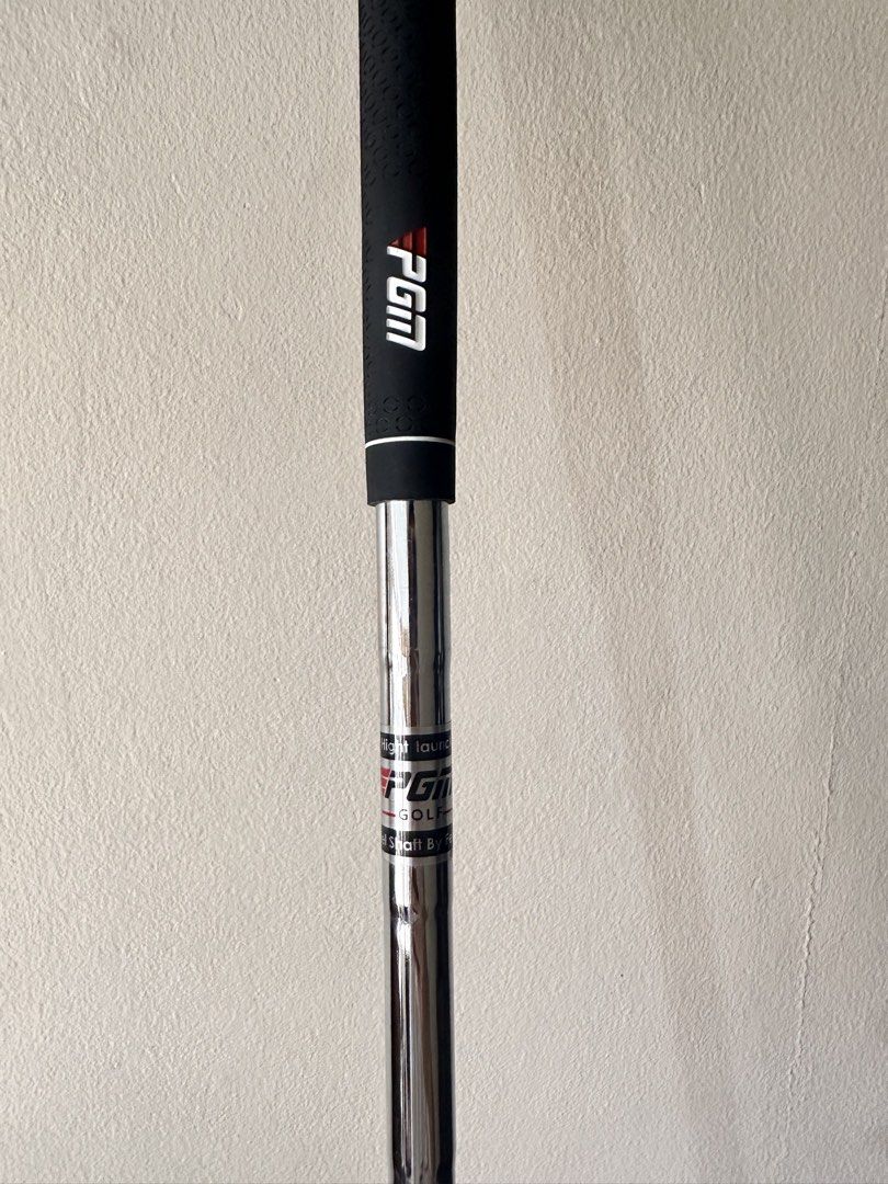 PGM Rio 2016 60 Degree Sand Wedge (Category: Golf) located in Quezon City. Submitted by golfstuffmaybe (Listing ID 1434415647, Image 3). Description: - PGM Rio 2016 sand wedge - 60-degree loft - Black grip with PGM logo - Silver shaft - Silver head - Head marked "SAND WEDGE".