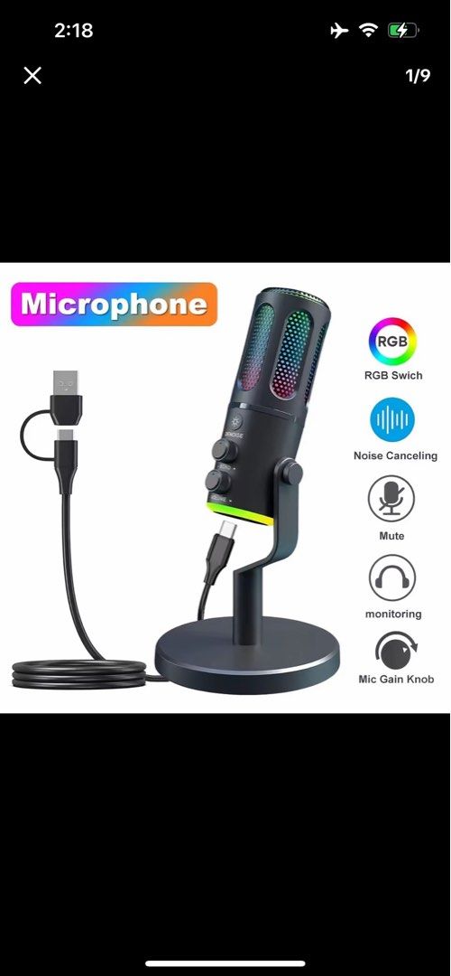 Plug and play PC microphone