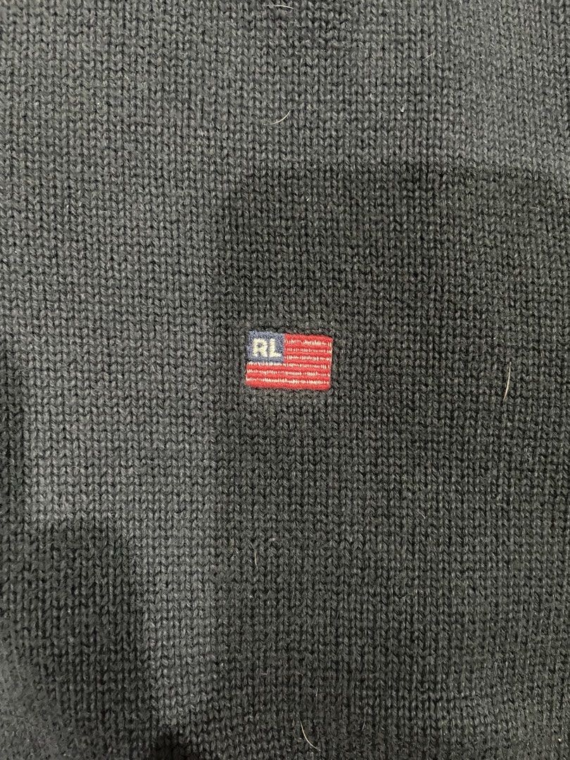 Polo Jeans Black Quarter Zip (Category: Formal Shirts) located in Quezon City. Submitted by declutter.studios (Listing ID 1434420250, Image 3). Description: WIDTH (PIT TO PIT): 25 LENGTH: 27.5 MINE - ₱[PRICE] ✨ NOTES: NEEDS WASH, GOOD CONDITION ⚠️ FLAWS: NONE 🚛 ADDITIONAL SHIPPING FEE 📩 MESSAGE ME FOR MORE DETAILS OR INQUIRIES!.
